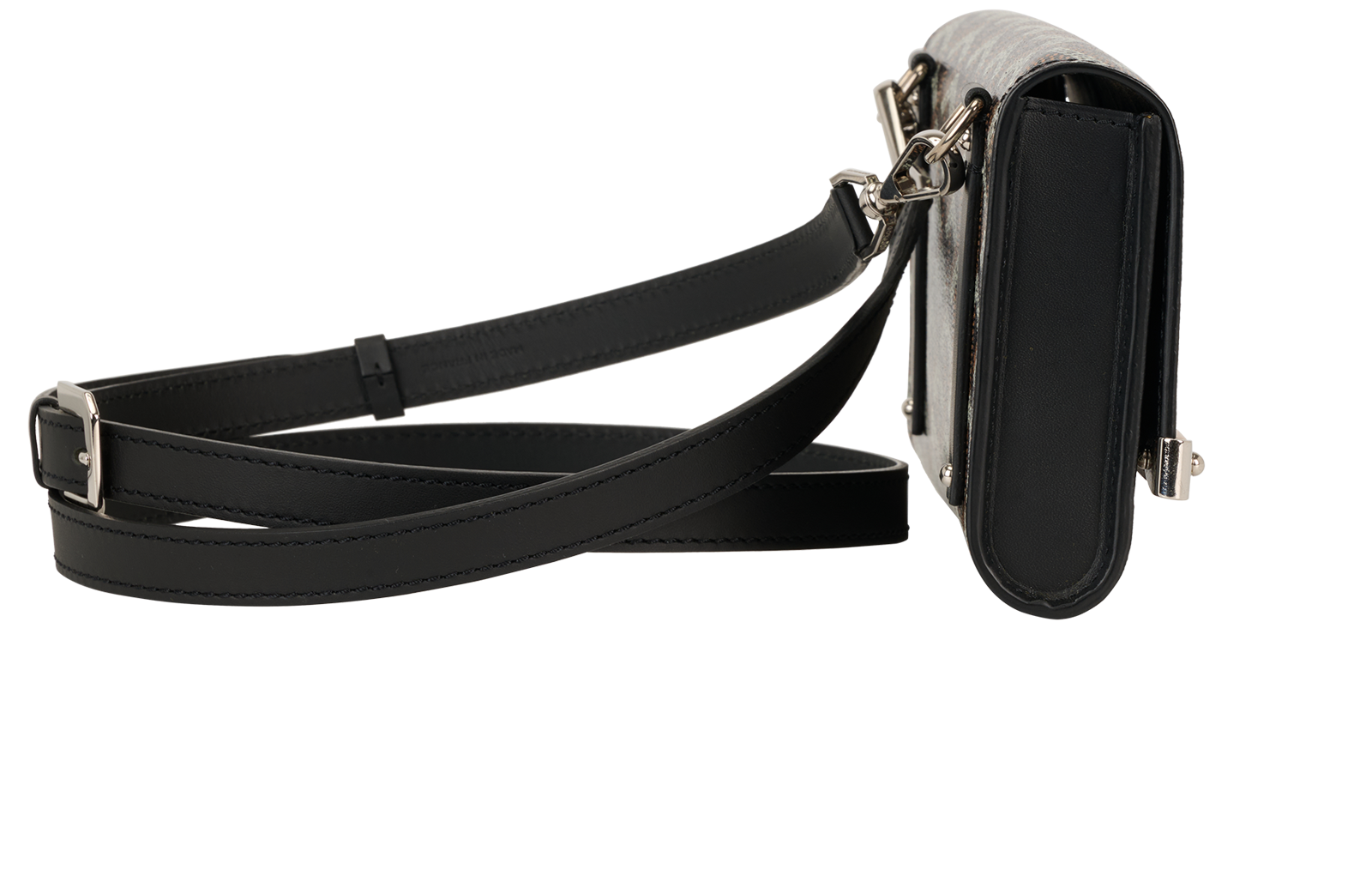 Monte Carlo PM, &pound;1,500, Handbags, Black, Canvas, Side view